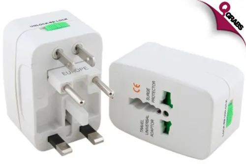 From QR19, Be Prepared with an All-in-One Universal Travel Adapter with Surge Protection! (Up to QR118 Value)
